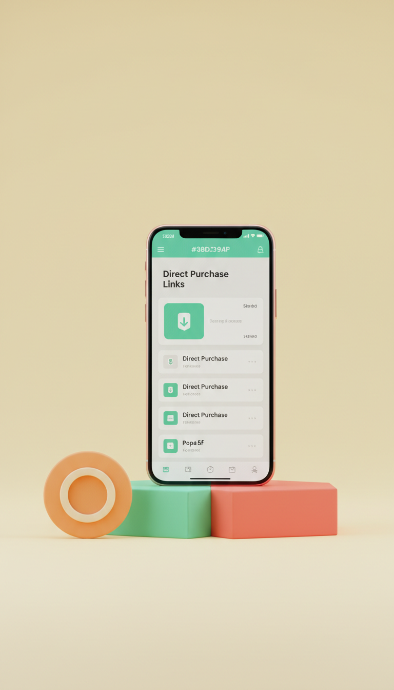 Direct Purchase Links In-App Screen
